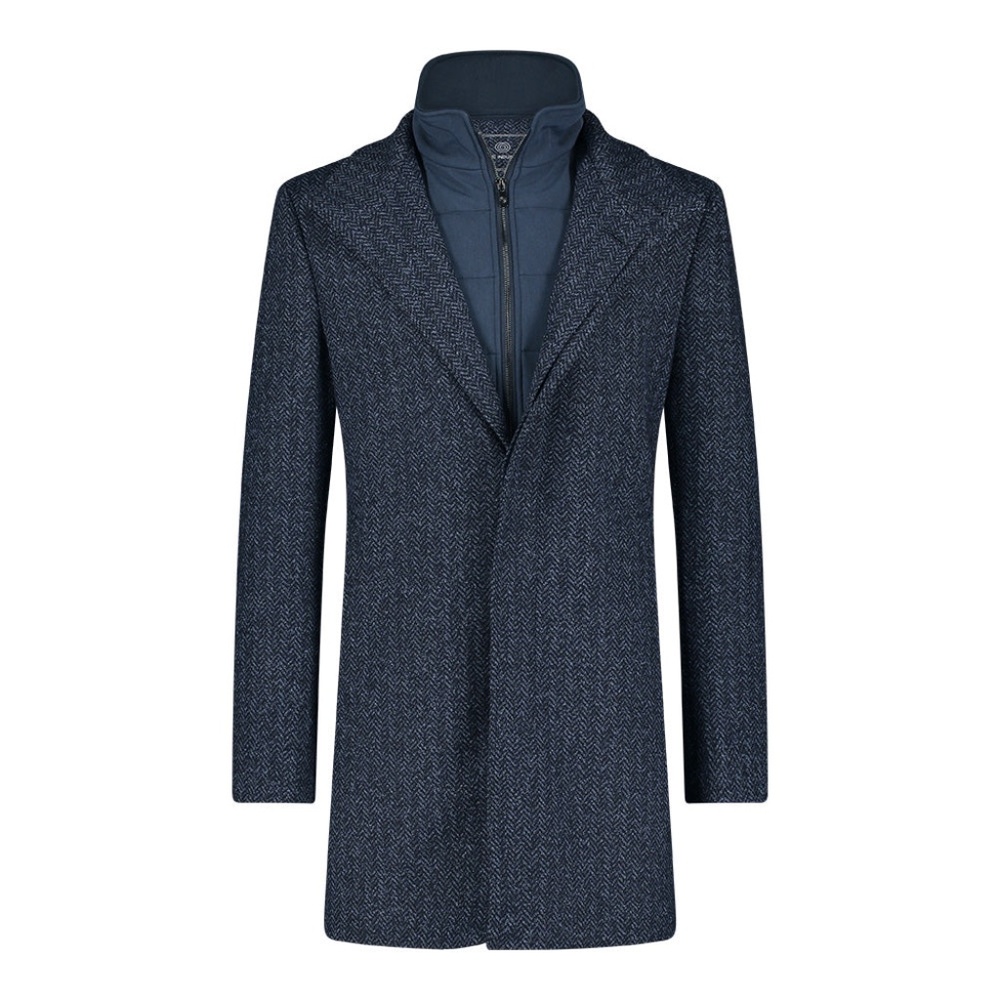Blue Industry Urban Overcoat